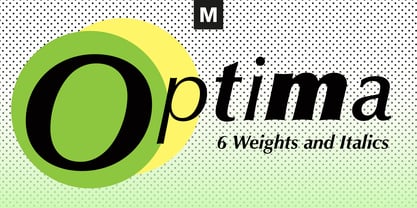Optima Font Poster 4