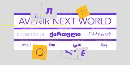 Avenir Next Thai Font Poster 5