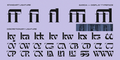 Garcia Font Poster 15