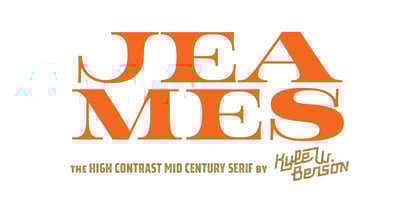 Jeames Font Poster 1