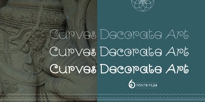 Lanka Curves Font Poster 4